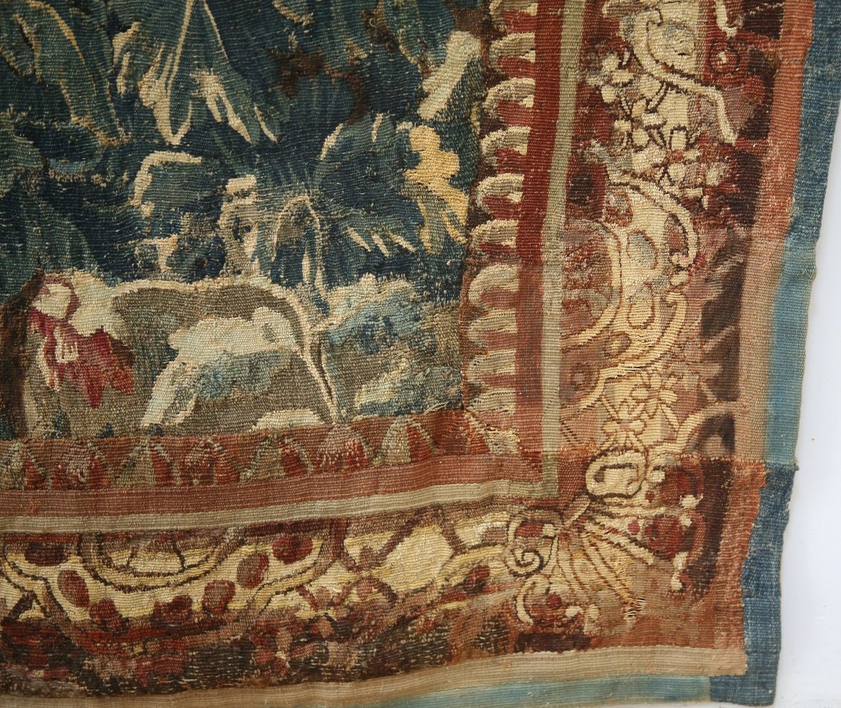 Tapisserie d’Aubusson, verdure du XVIIIe.-photo-4