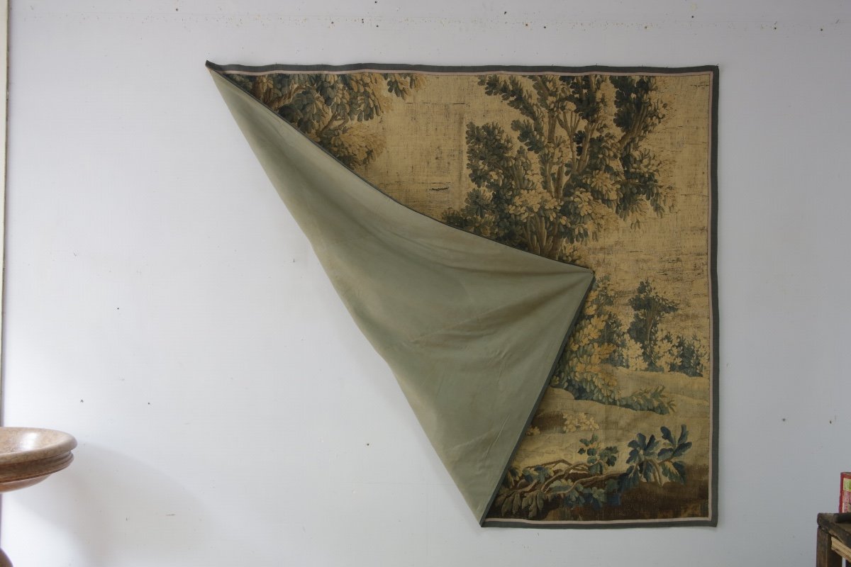 18th Century Aubusson Tapestry, Pastoral Scene-photo-2