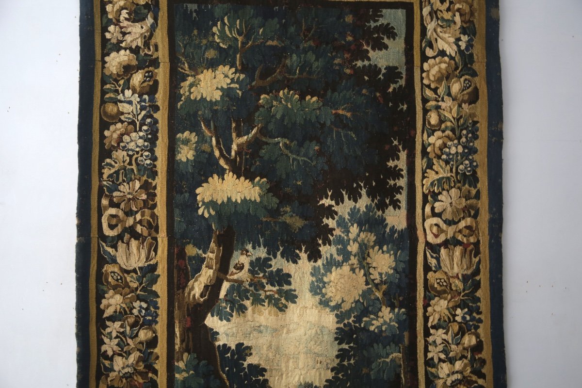 Aubusson Tapestry, 18th Century Greenery-photo-3