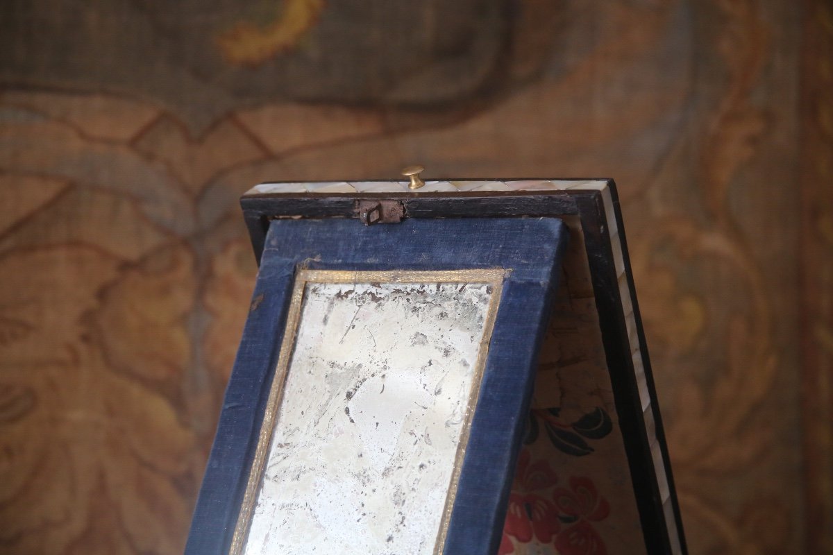 - Coffret de toilette en marqueterie de nacre et filet d’ébène, travail Ottoman du XIXème -photo-8