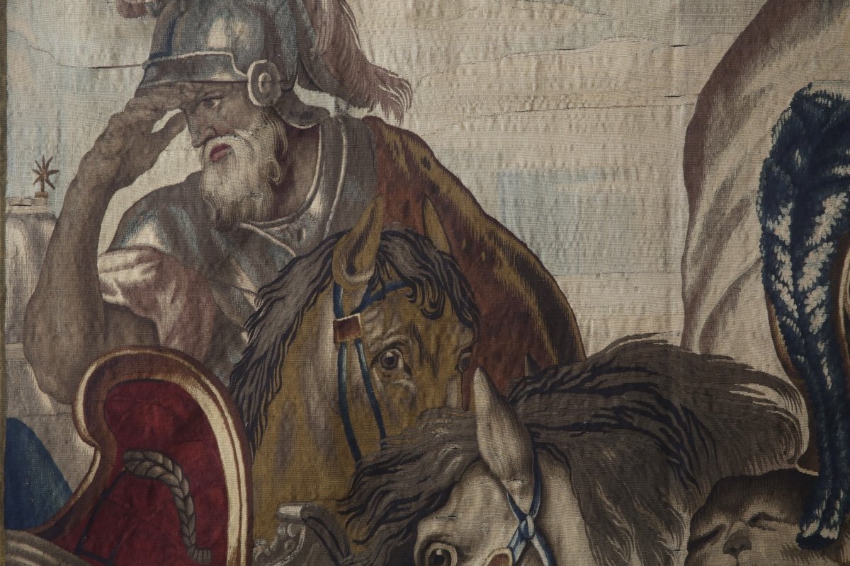 Tapestry Of The History Of Alexander After Le Brun, Brussels, 1680-1730-photo-3