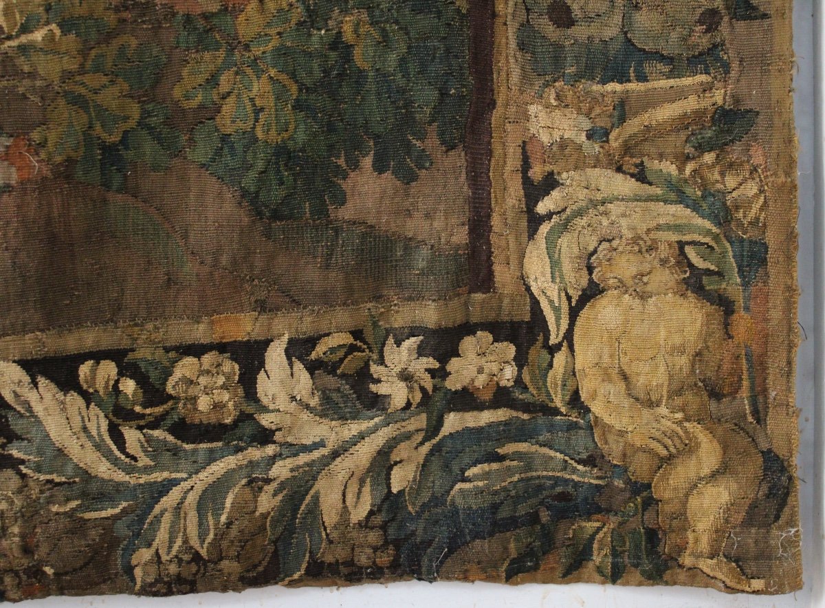 Verdure d'Aubusson aux volatiles, XVIIIèmesSiècle-photo-2