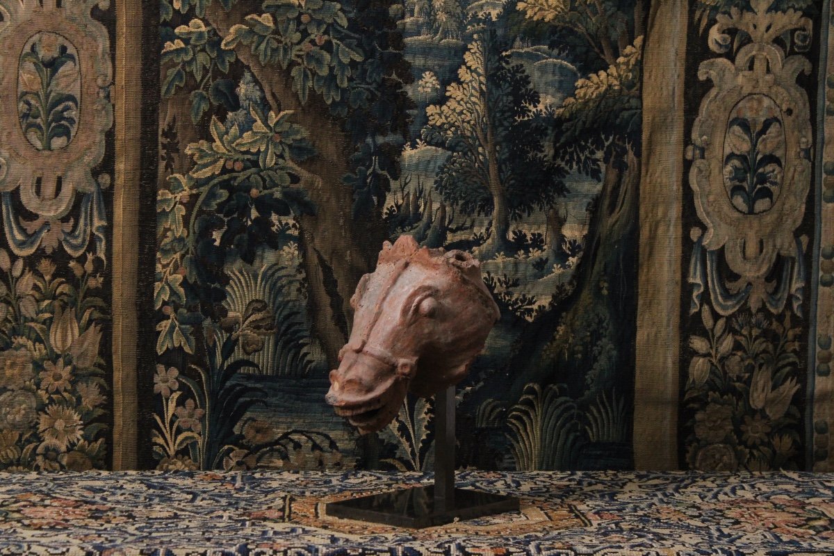 Tête de cheval de style antique, XIXème siècle