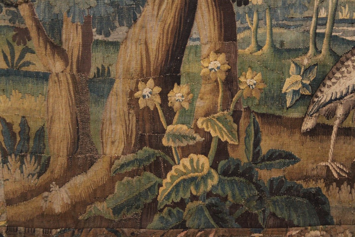 Verdure Aubusson Tapestry, Early 18th Century-photo-1