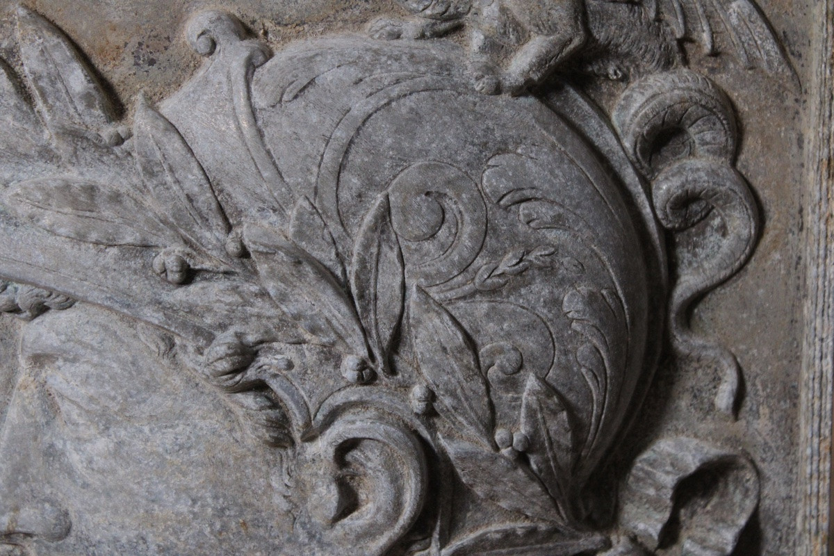 Metal Relief, Bust Of Scipio Warrior, 20th Century-photo-3
