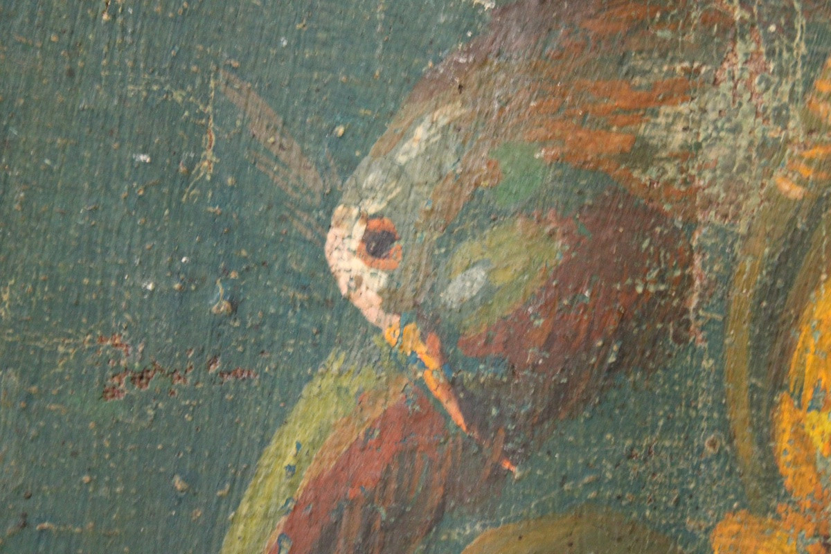  Important Painted Canvas, Painted Ceiling, 19th Empire -photo-2