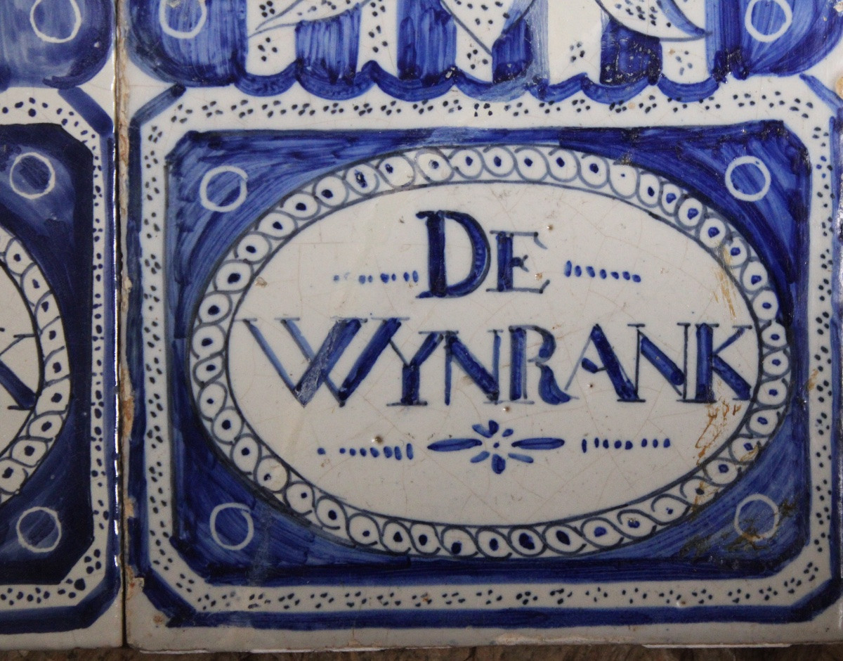 Ensemble de carreaux de faïence, XVIIIe-photo-1
