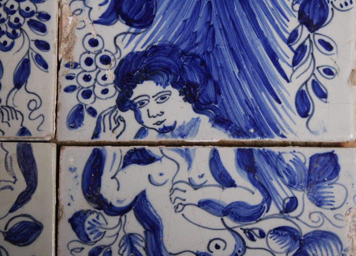 Ensemble de carreaux de faïence, XVIIIe-photo-2