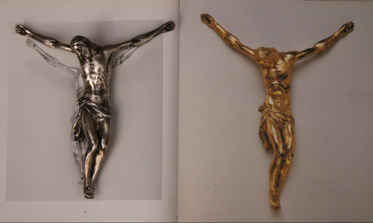 Christ mort, Cristo morto, en argent massif, XVIIIe -photo-2
