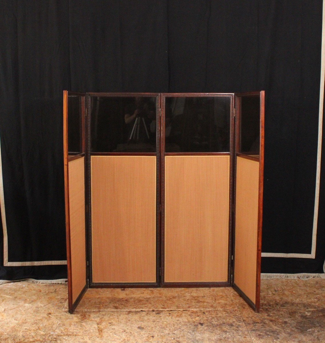  Paravent à 4 feuilles, style Louis XVI -photo-4