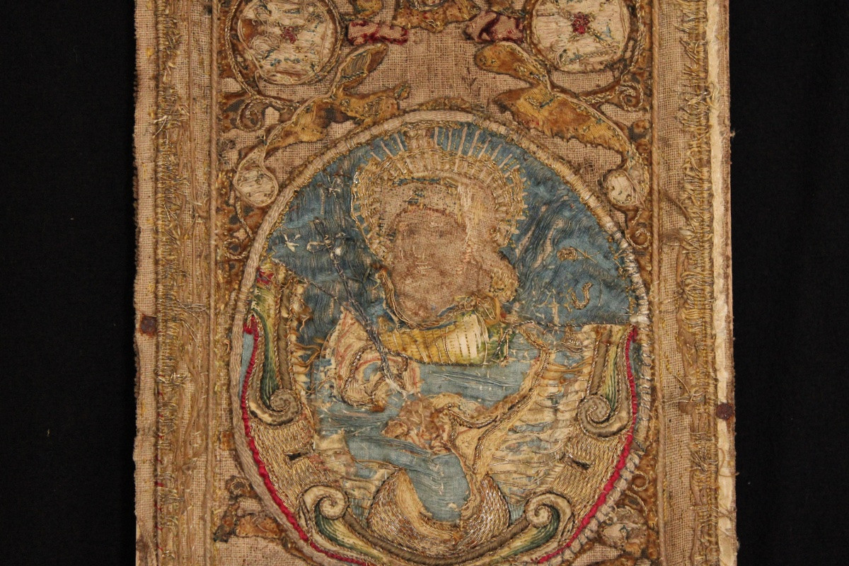  Paire d'orfrois, XVIe siècle-photo-4