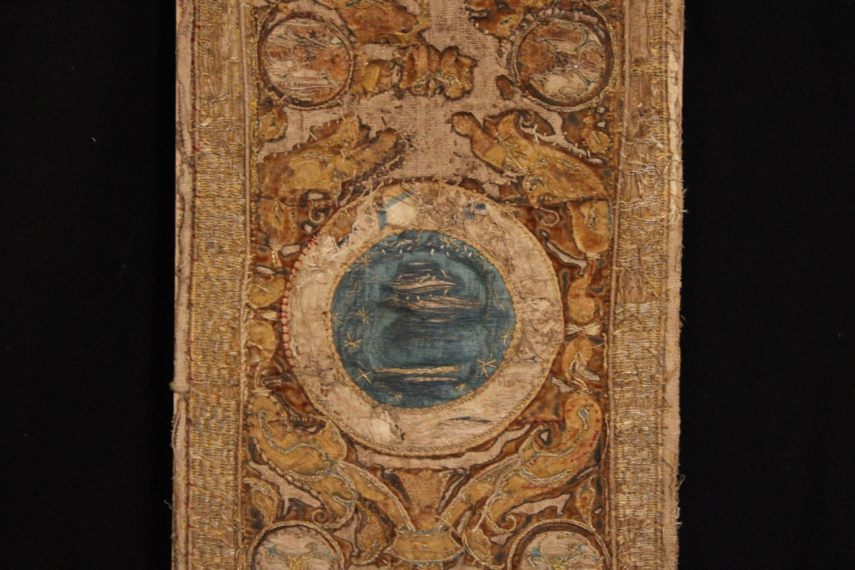  Paire d'orfrois, XVIe siècle-photo-3