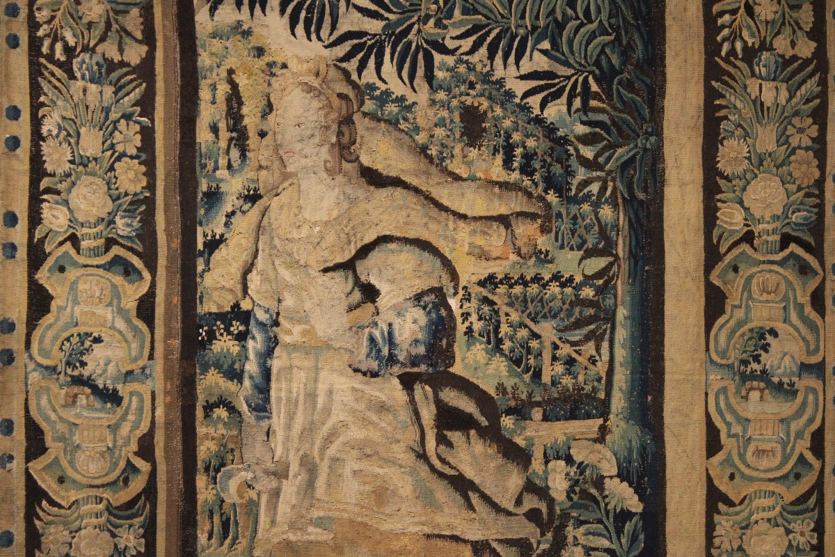  Verdure Cérès Tapestry, Flemish Workshop In Oudenaarde, 1st Half Of The 17th Century-photo-2