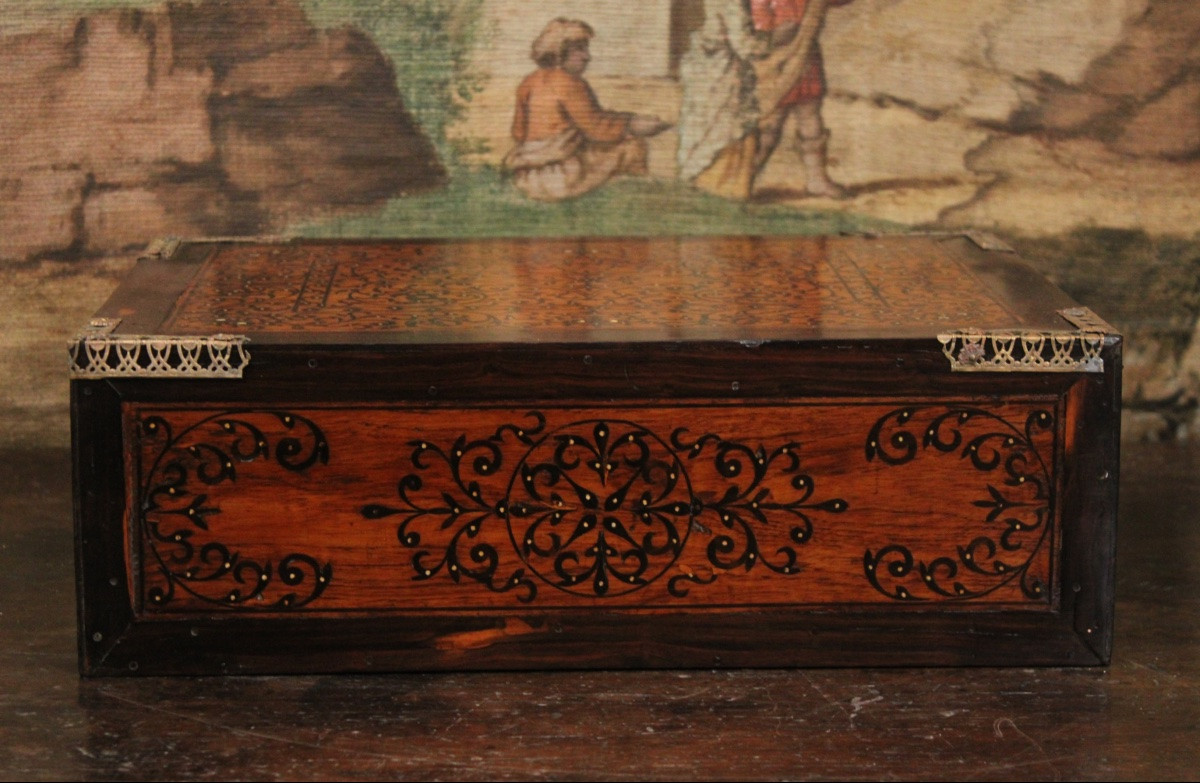 Indo-portuguese Casket, Goa, 17th Century-photo-1