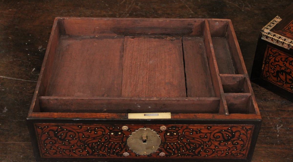 Indo-portuguese Casket, Goa, 17th Century-photo-7