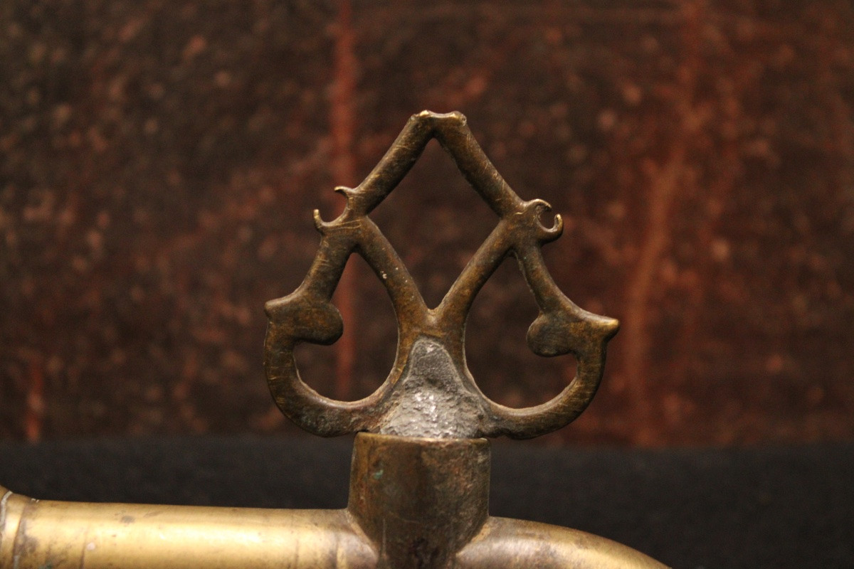 Patinated Bronze Tap, 19th Century -photo-4