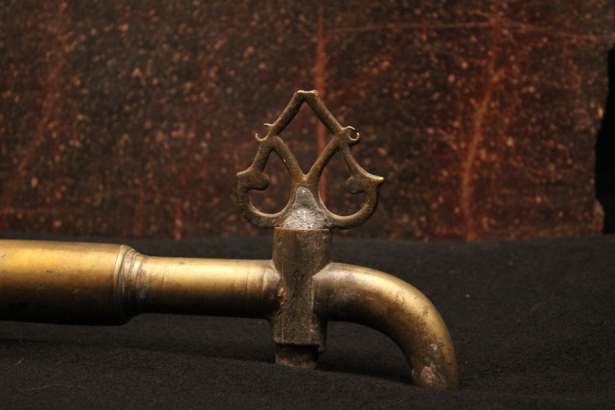Patinated Bronze Tap, 19th Century 