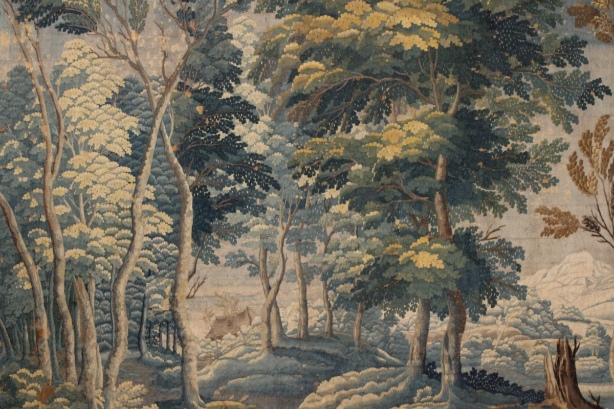 Verdure Tapestry, Flemish Workshop, 17th Century-photo-2