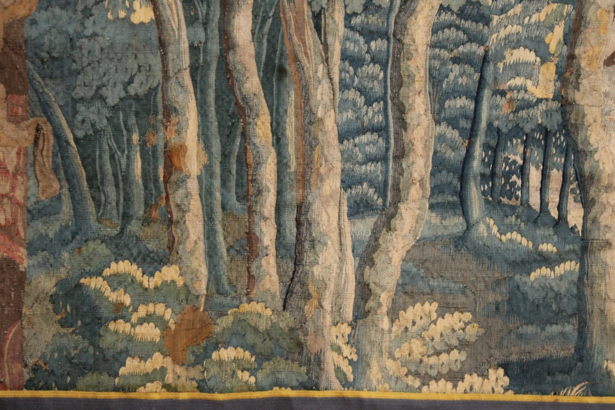 Verdure Tapestry, Flemish Workshop, 17th Century-photo-7