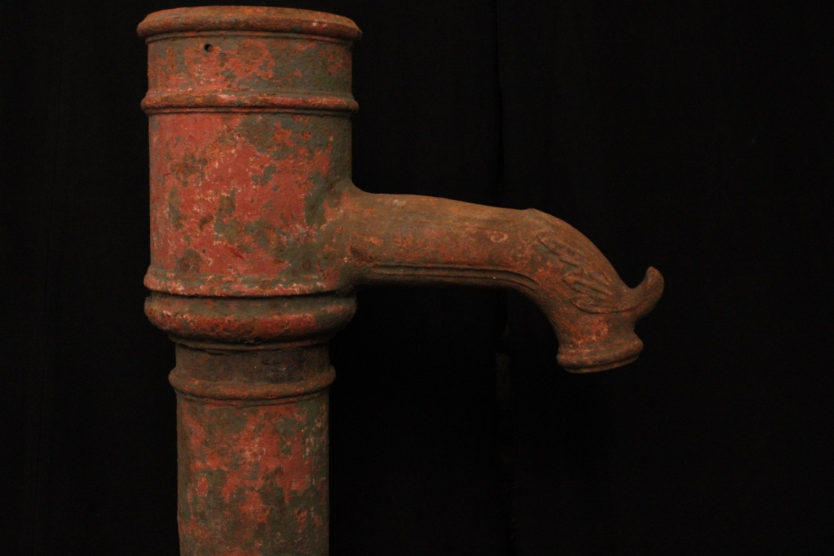  Robinet de fontaine en fonte, XXe s-photo-2