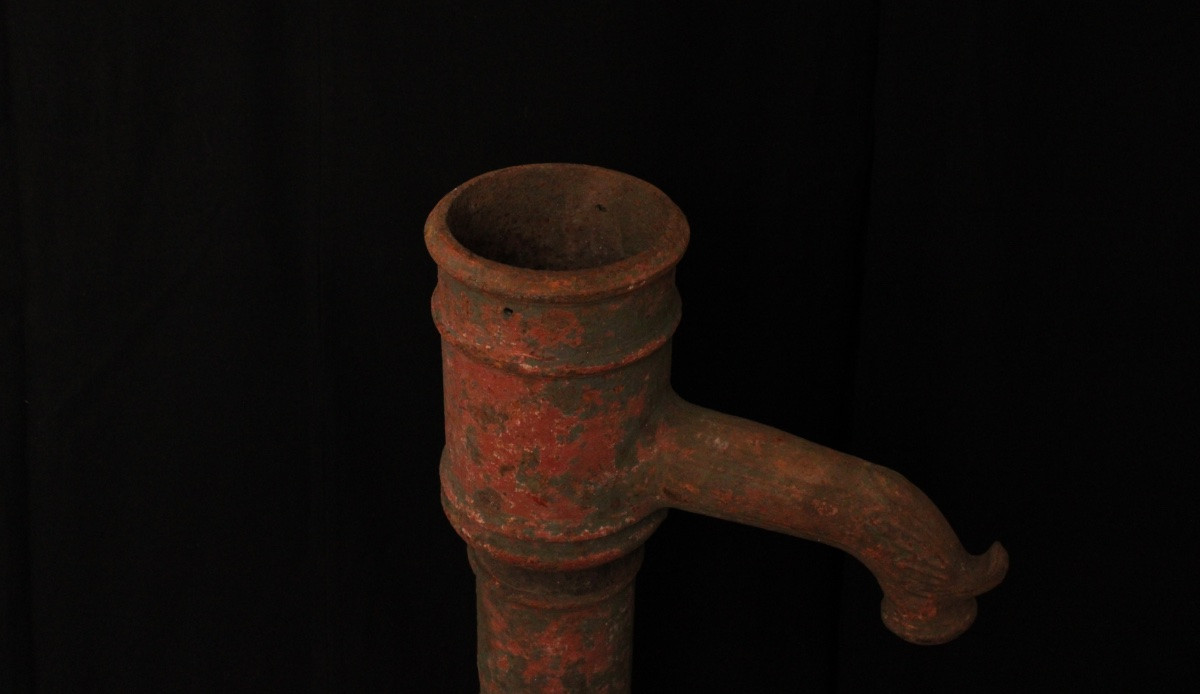  Robinet de fontaine en fonte, XXe s-photo-3