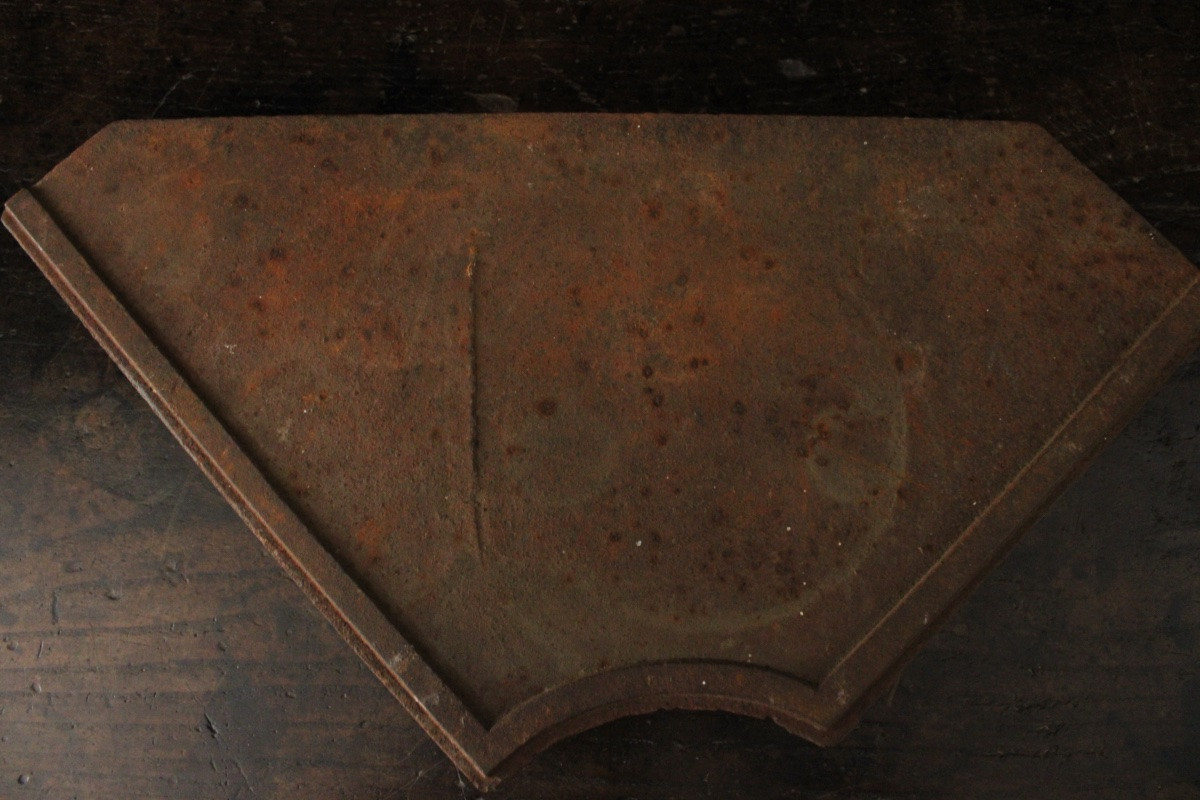  Paire de socles / porte-vase en fonte, style Empire-photo-3