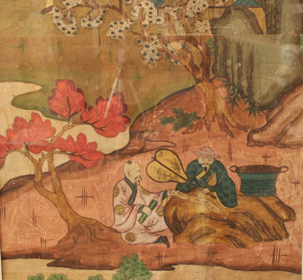  Pair Of Wallpapers, France, 18th Century-photo-2