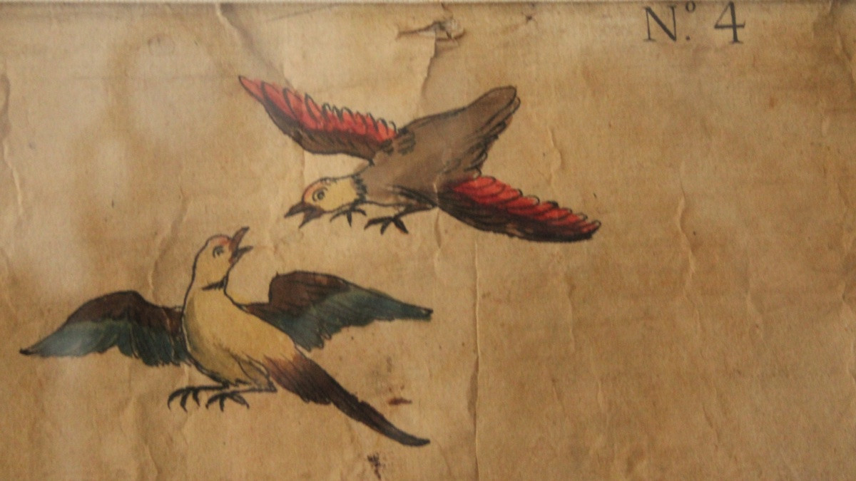  Pair Of Wallpapers, France, 18th Century-photo-2