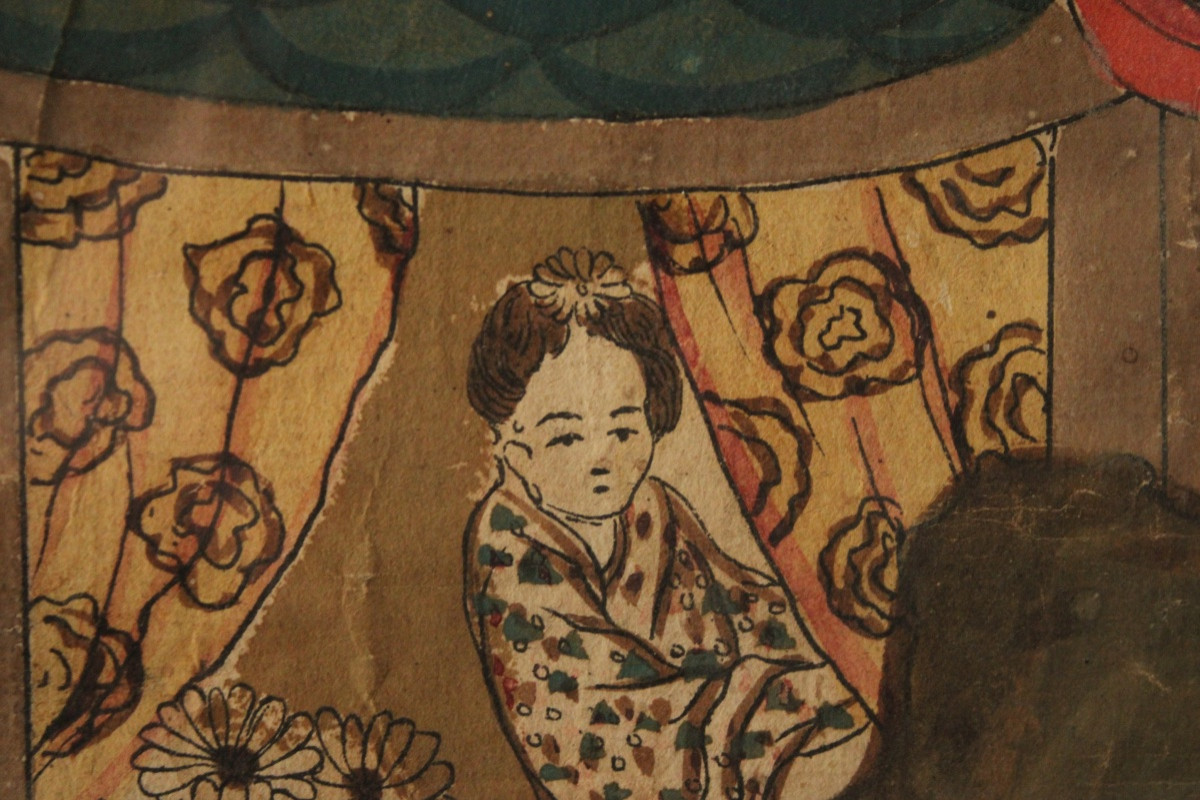  Pair Of Wallpapers, France, 18th Century-photo-8