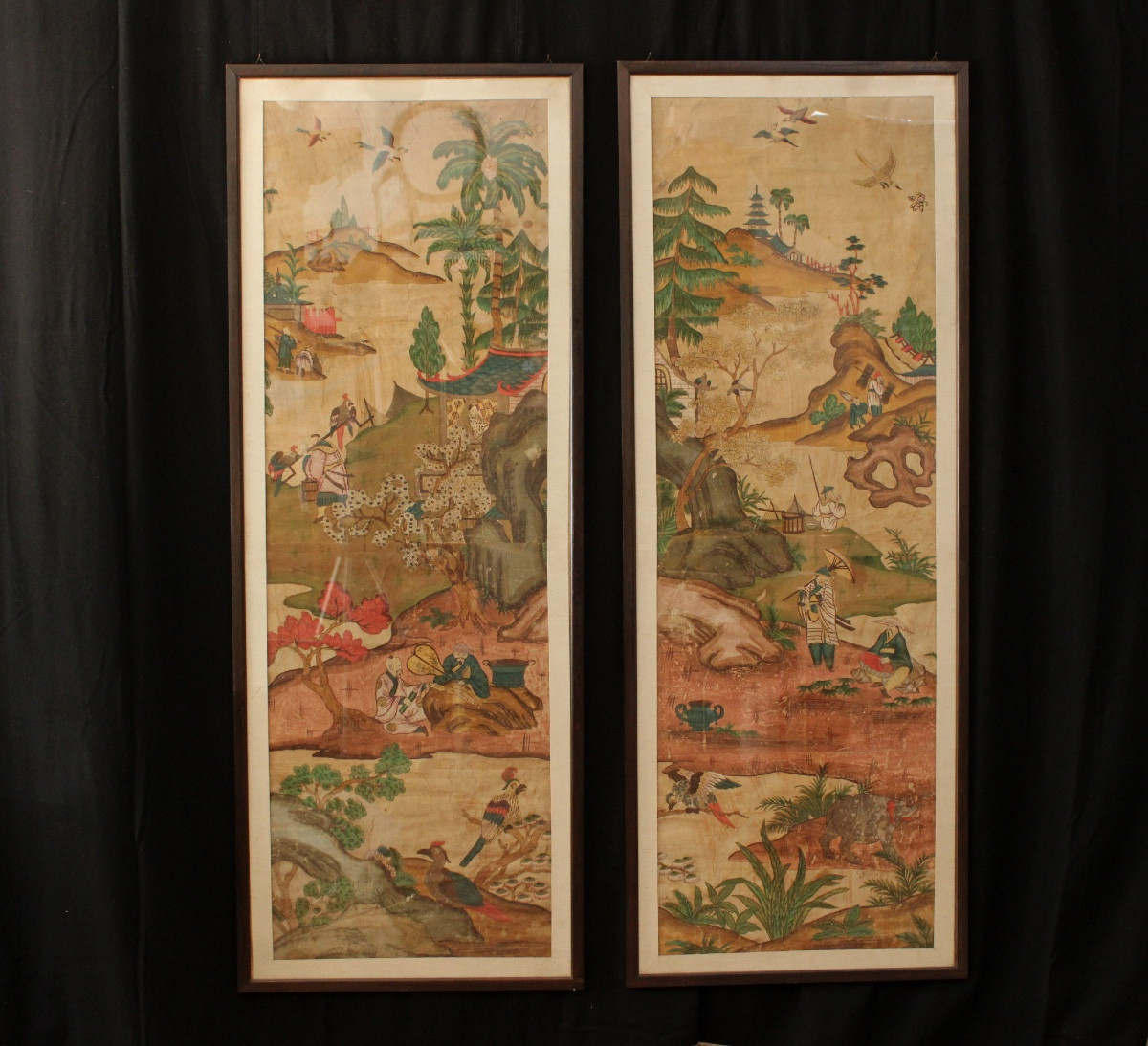  Pair Of Wallpapers, France, 18th Century