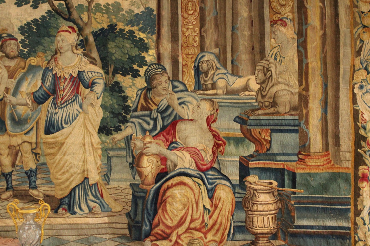  Tapisserie flamande de l'Histoire d'Ulysse, dernier quart du XVIIe siècle-photo-2