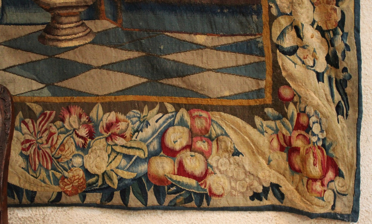  Tapisserie flamande de l'Histoire d'Ulysse, dernier quart du XVIIe siècle-photo-3