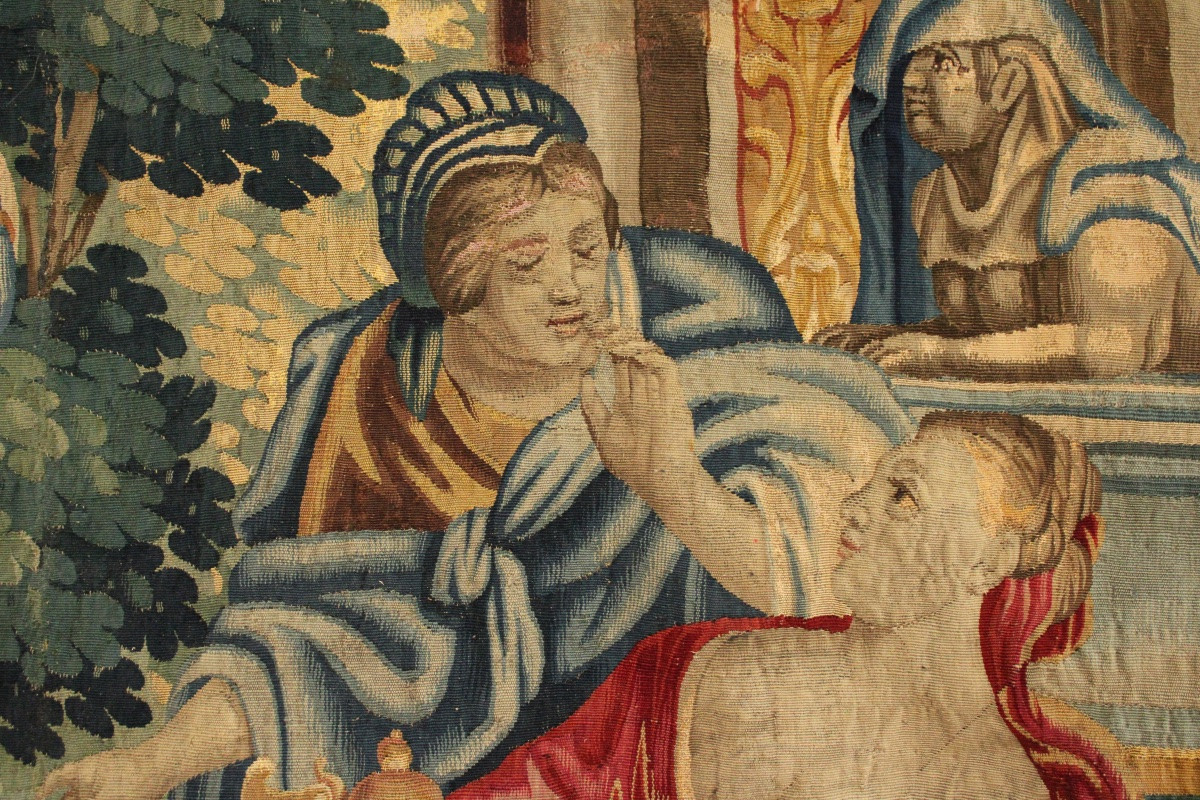  Tapisserie flamande de l'Histoire d'Ulysse, dernier quart du XVIIe siècle-photo-4