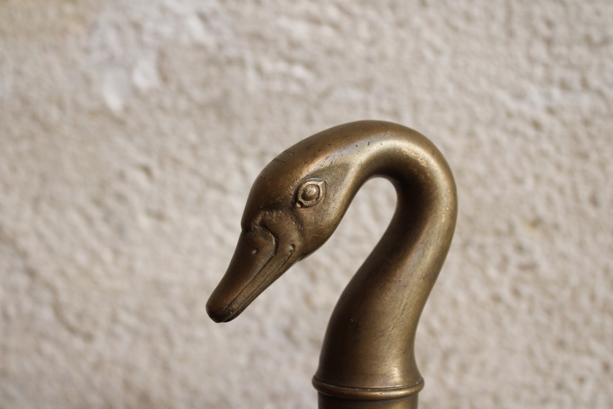 Bronze Gooseneck Tap For Fountain Or Basin-photo-3