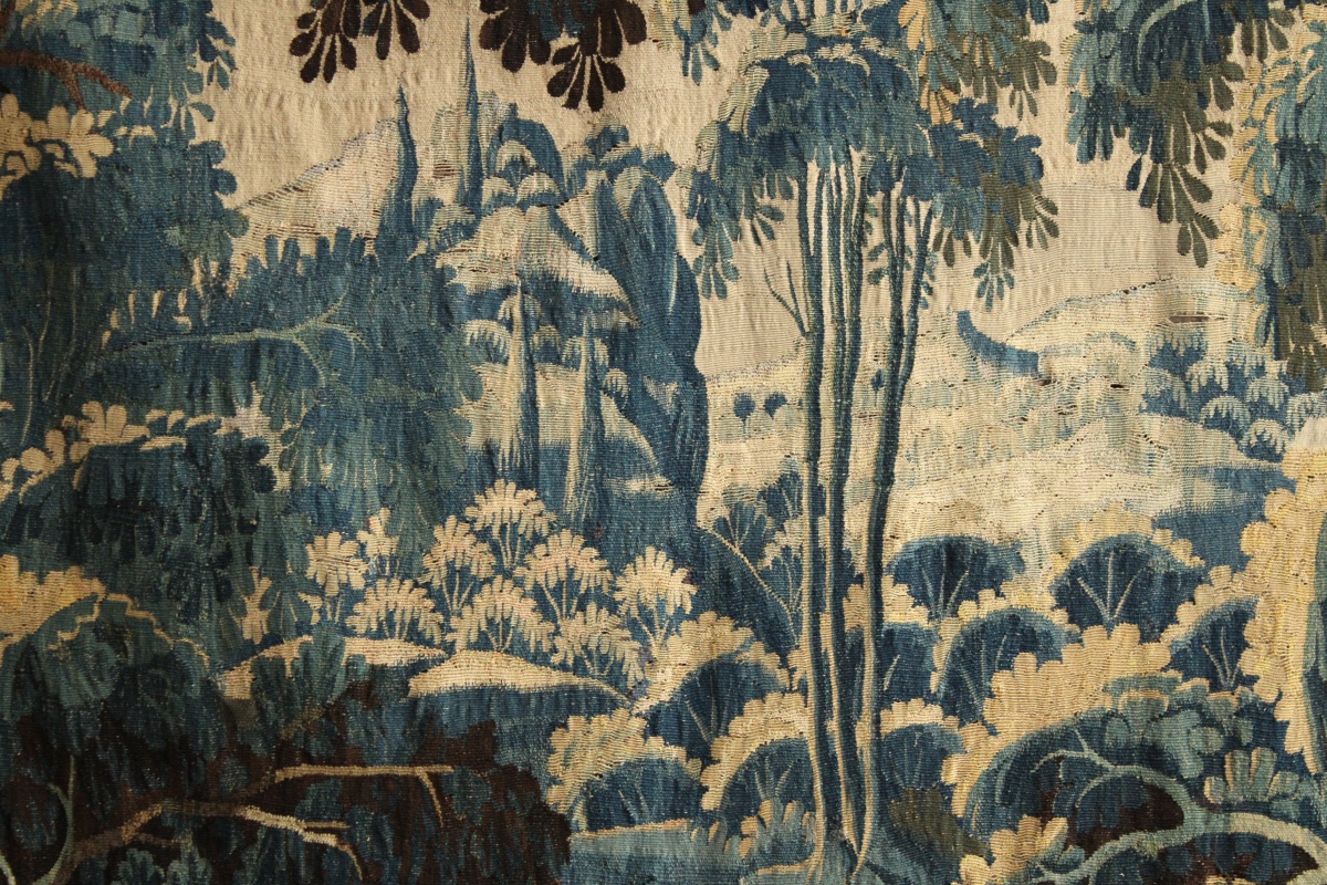 Verdure, Oudenaarde Tapestry, 17th C.-photo-2