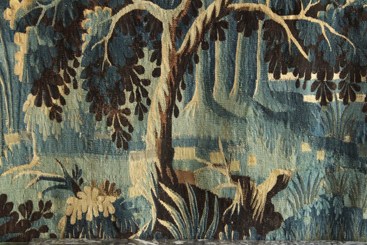 Verdure, Oudenaarde Tapestry, 17th C.-photo-4