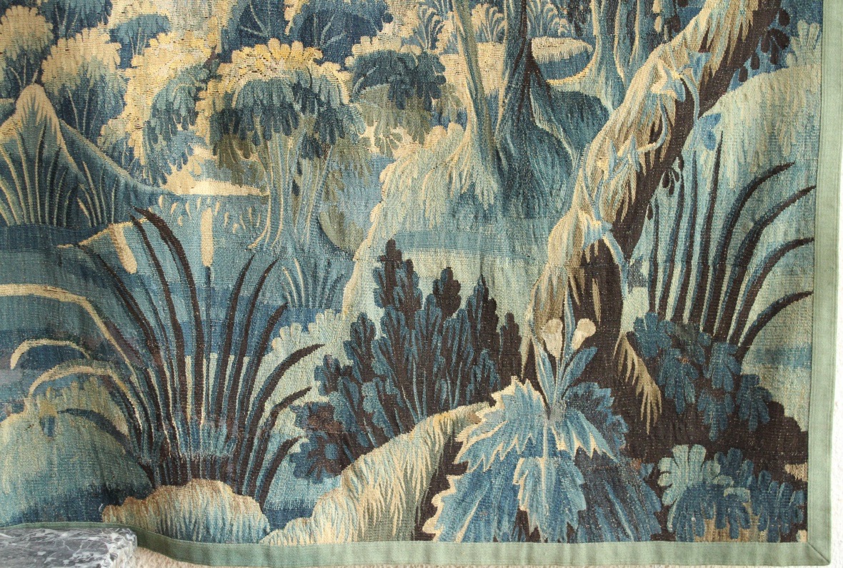 Verdure, tapisserie d'Audenarde, XVIIe s-photo-3