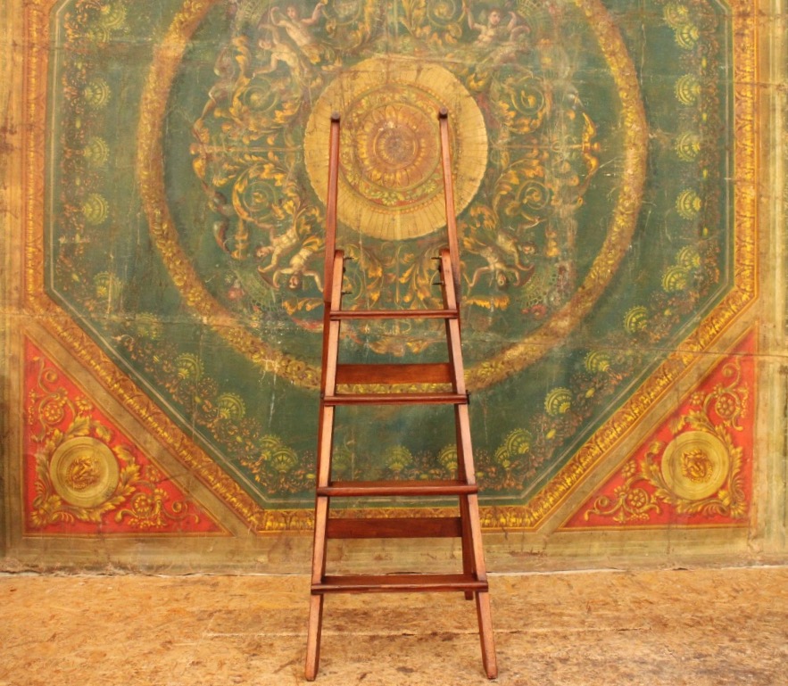  Escabeau / Escalier de bibliothèque, XXeme-photo-1