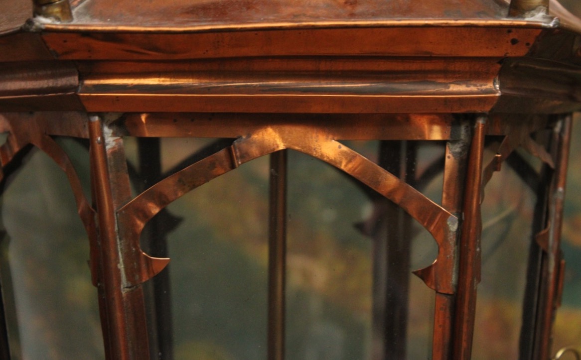 Copper Lantern For Indoor/outdoor Use-photo-3