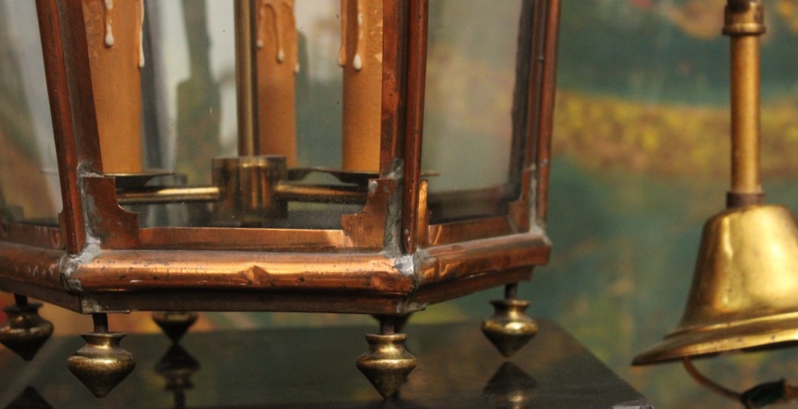Copper Lantern For Indoor/outdoor Use-photo-4
