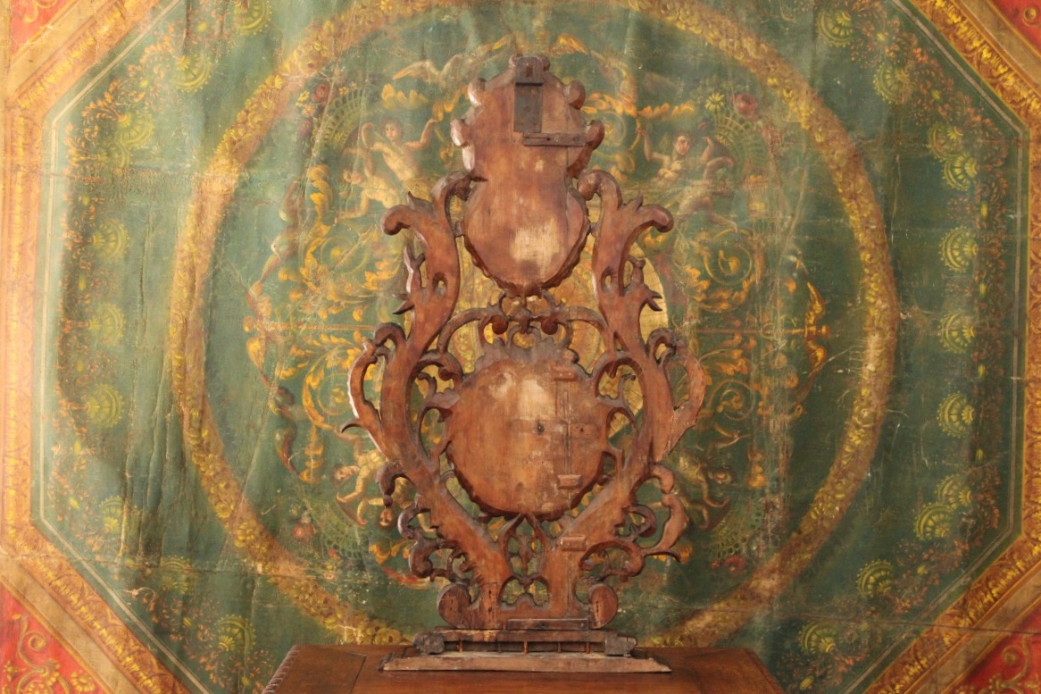  Wood Paneling Element Or Reliquary, Carved Linden Wood Rocaille Ornaments, 18th Century-photo-4