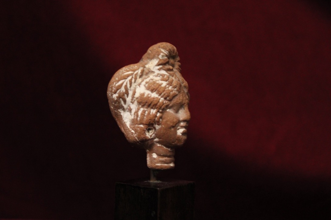 Terracotta Head Of A Woman, Egypt, Roman Period -photo-3