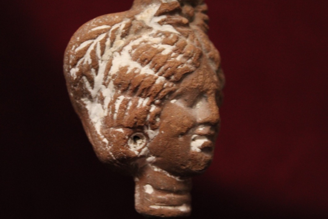 Terracotta Head Of A Woman, Egypt, Roman Period -photo-1