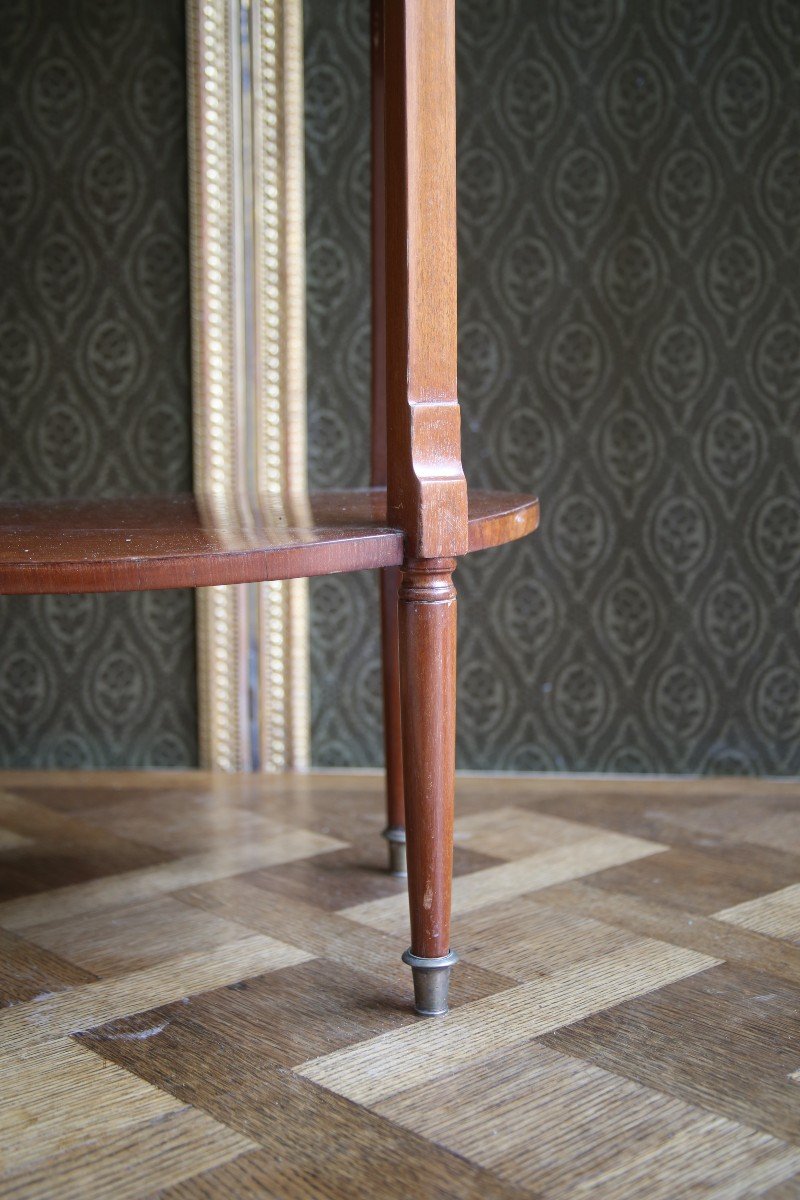 Table de salon en acajou d'époque Louis XVI. -photo-1