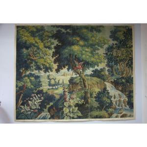 -aubusson Verdure Tapestry Cardboard, Painted Canvas