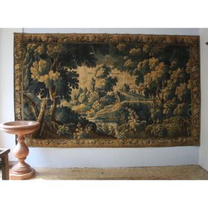 Important Aubusson Tapestry, 18th Century.