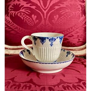 Shaker Cup And Saucer, Saint-cloud Soft-paste Porcelain, Circa 1722–1766
