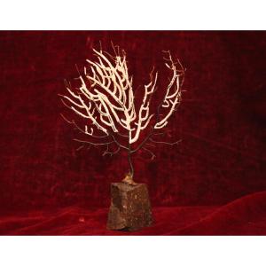 Curiosity Item - Gorgon Mounted On A Swedish Porphyry Base