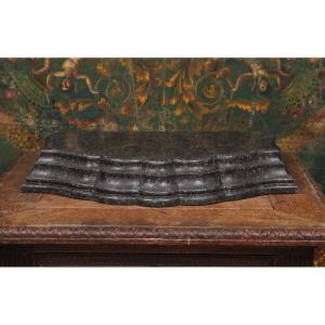 Large Marble Pedestal Made Of "petit Granit Belge," 20th Century 