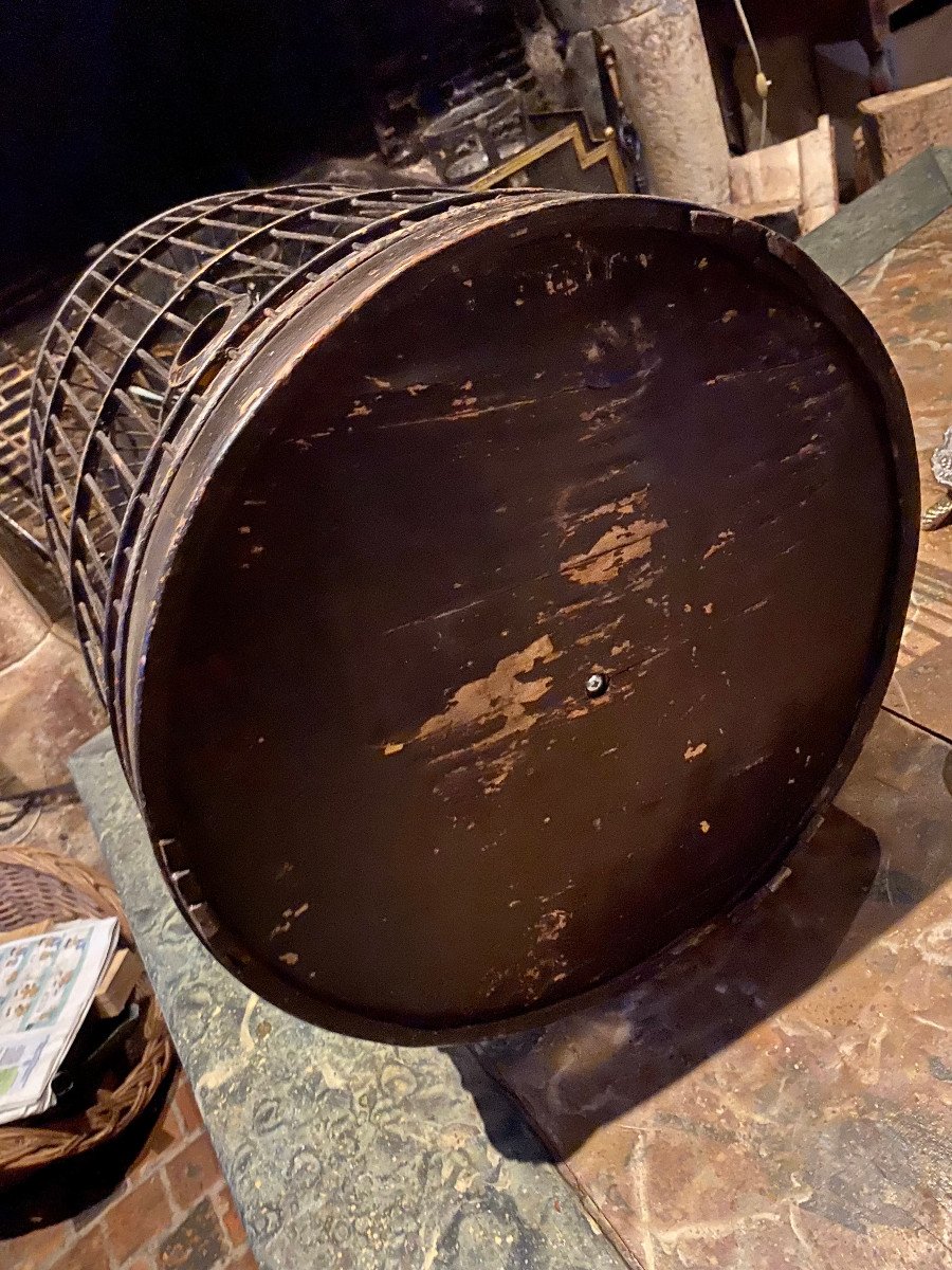 Grande Cage à Perroquet En Bois.  XIX  E Siècle-photo-1